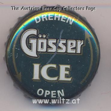 Beer cap Nr.14969: Gösser Ice produced by Brau Union Hungria Sörgyrak Rt./Sopron