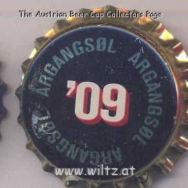 Beer cap Nr.14991: Argangsol 2009 produced by Wiibroes Bryggeri A/S/Helsingoer