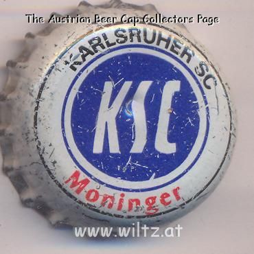 Beer cap Nr.14999: Moninger produced by Brauhaus Grünwinkel/Karlsruhe