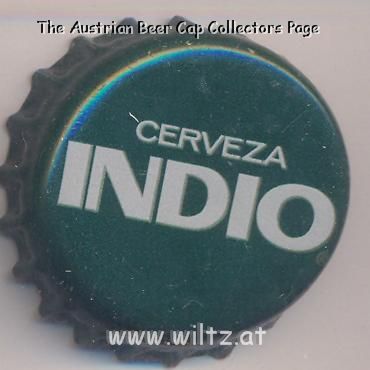 Beer cap Nr.15014: Cerveza Indio produced by Cerveceria Cuauhtemoc - Moctezuma/Monterrey