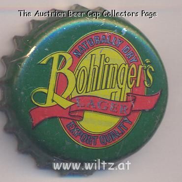 Beer cap Nr.15053: Bohlinger's Lager produced by National Breweries/Harare