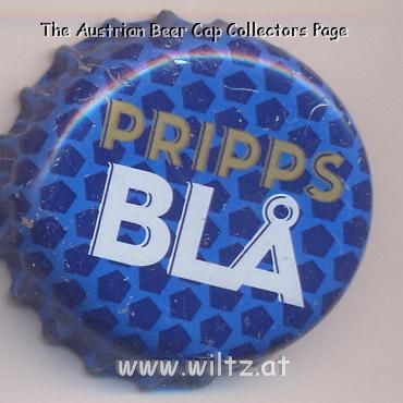 Beer cap Nr.15137: Pripps Bla produced by AB Pripps Bryggerier/Göteborg