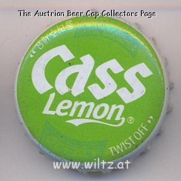 Beer cap Nr.15140: Cass Lemon produced by Oriental Brewery Co./Seoul