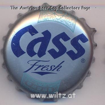 Beer cap Nr.15153: Cass Fresh produced by Oriental Brewery Co./Seoul