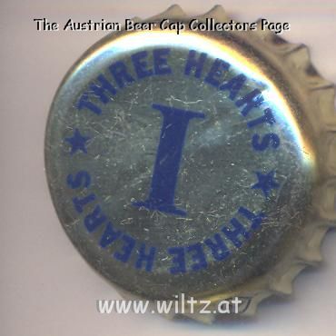 Beer cap Nr.15156: Three Hearts I produced by Krönleins Bryggeri/Halmstad