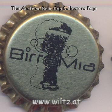Beer cap Nr.15166: Birra Mia produced by  generic cap/ used for hoebrewing