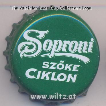 Beer cap Nr.15434: Soproni Szöke Ciklon produced by Brau Union Hungria Sörgyrak Rt./Sopron