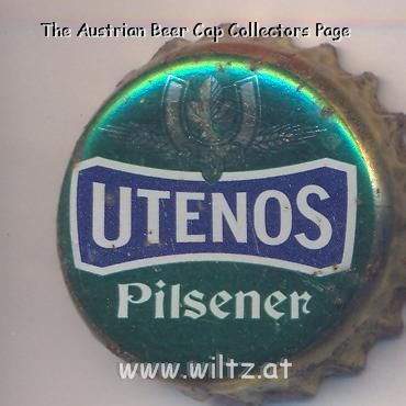 Beer cap Nr.15456: Utenos Pilsener produced by Utenos Alus/Utena
