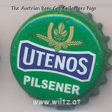 Beer cap Nr.15475: Utenos Pilsener produced by Utenos Alus/Utena