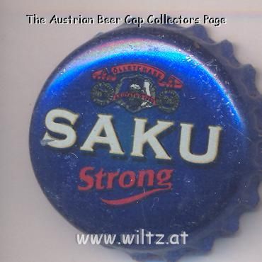 Beer cap Nr.15493: Saku Strong produced by Saku Brewery/Saku-Harju