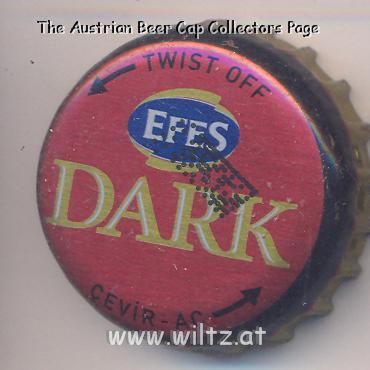 Beer cap Nr.15519: Efes Dark produced by Ege Biracilik ve Malt Sanayi/Izmir