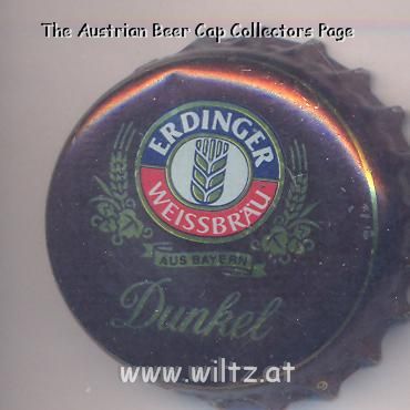 Beer cap Nr.15545: Erdinger Dunkel produced by Erdinger Weissbräu/Erding