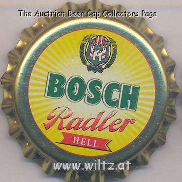 Beer cap Nr.15592: Bosch Radler Hell produced by Privatbrauerei Bosch/Bad Laasphe