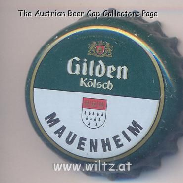 Beer cap Nr.15655: Gilden Kölsch produced by Gilden - Kölsch/Köln