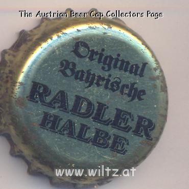 Beer cap Nr.15741: Original Bayrische Radlerhalbe produced by Brauerei Jahn Christoph Erben/Ludwigstadt