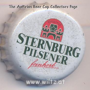 Beer cap Nr.15777: Sternburg Pilsener feinherb produced by Sternburg Brauerei GmbH/Leipzig-Lütschena