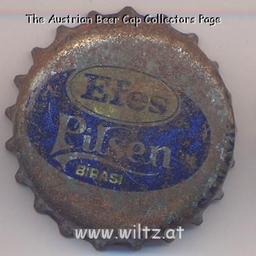 Beer cap Nr.15817: Efes Pilsen produced by Ege Biracilik ve Malt Sanayi/Izmir