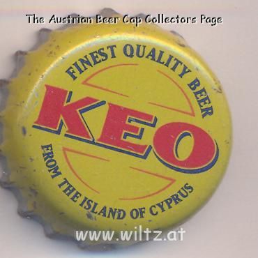 Beer cap Nr.15819: KEO produced by KEO/Limassol