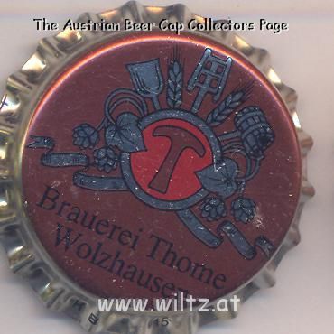 Beer cap Nr.15914:   produced by Brauerei Thome/Wolzhausen