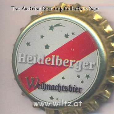 Beer cap Nr.15916: Heidelberger Weihnachtsbier produced by Heidelberger Brauerei/Heidelberg