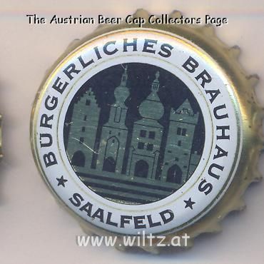 Beer cap Nr.15917: Saalfelder Pilsner produced by Bürgerliches Brauhaus Saalfeld/Saalfeld