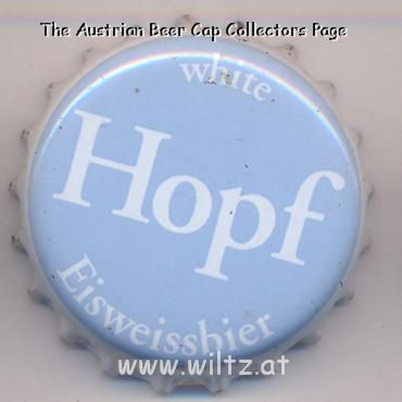 Beer cap Nr.15997: Hopf White Eisweissbier produced by Weissbier Brauerei Hopf Hans KG/Miesbach