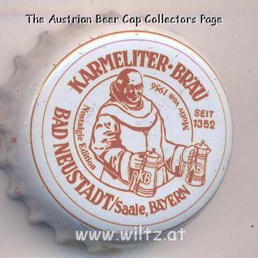 Beer cap Nr.16011: Karmeliter Kupferbier produced by Karmeliter Bräu/Bad Neustadt/Saale