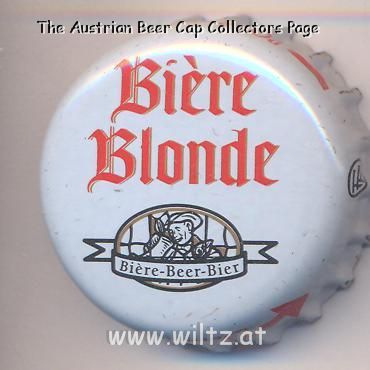 Beer cap Nr.16063: Biere Blonde produced by brewed for supermarket Carrefour/Strasbourg
