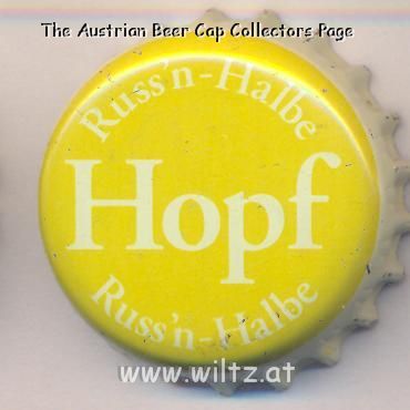 Beer cap Nr.16251: Hopf Russn Halbe produced by Weissbier Brauerei Hopf Hans KG/Miesbach