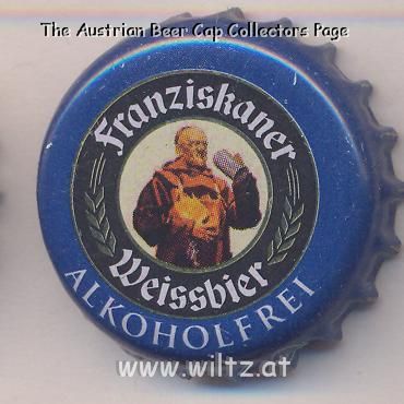 Beer cap Nr.16257: Franziskaner Weissbier Alkoholfrei produced by Spaten-Franziskaner-Bräu/München