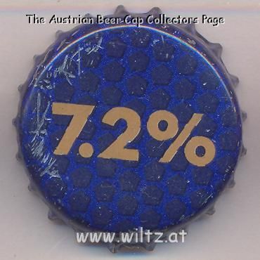 Beer cap Nr.16289: 7,2% produced by AB Pripps Bryggerier/Göteborg
