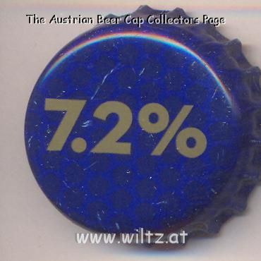 Beer cap Nr.16340: 7,2% produced by AB Pripps Bryggerier/Göteborg