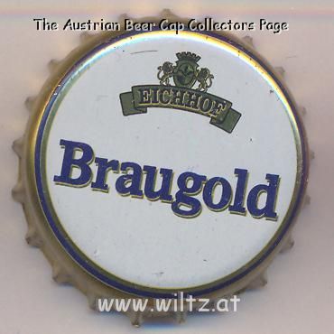 Beer cap Nr.16384: Braugold produced by Eichhof Brauerei/Luzern