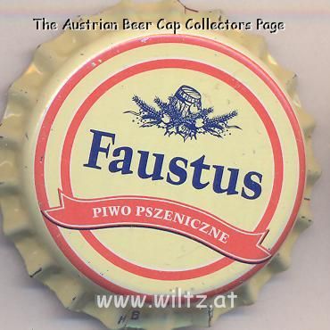 Beer cap Nr.16556: Faustus Piwo Pszeniczne produced by Bürgerliches Brauhaus Ingolstadt/Ingolstadt