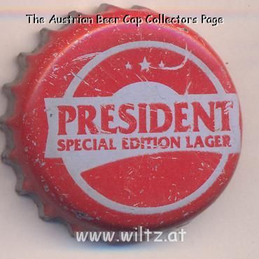 Beer cap Nr.16701: President Special Edition Lager produced by Guinness East Africa Ltd./Nairobi
