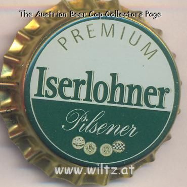 Beer cap Nr.16719: Iserlohner Premium Pilsener produced by Iserlohn GmbH/Iserlohn