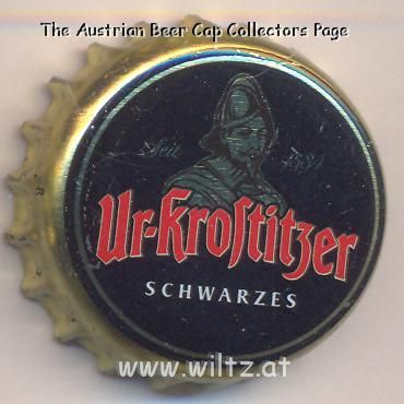 Beer cap Nr.16725: Ur-Krostitzer Schwarzbier produced by Krostitzer Brauerei GmbH/Krostitz