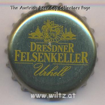 Beer cap Nr.16741: Dresdner Felsenkeller Urhell produced by Sachsische Brau Union/Dresden