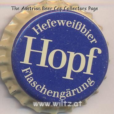 Beer cap Nr.16749: Hefeweißbier produced by Weissbier Brauerei Hopf Hans KG/Miesbach