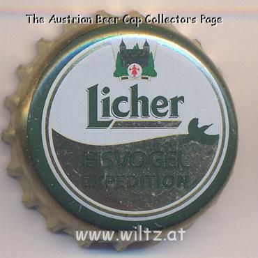 Beer cap Nr.16760: Licher Pilsner - Eisvogell Expedition produced by Licher Privatbrauerei Ihring-Melchior KG/Lich