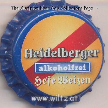 Beer cap Nr.16767: Heidelberger Hefe Weizen Alkoholfrei produced by Heidelberger Brauerei/Heidelberg