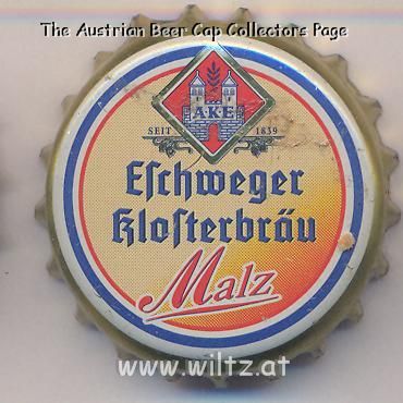 Beer cap Nr.16800: Eschweger Klosterbräu Malz produced by Eschweger Klosterbrauerei GmbH/Eschwege