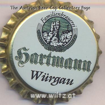 Beer cap Nr.16820: Kellerbier produced by Hartmann-Bräu Ambros Hartmann/Würgau