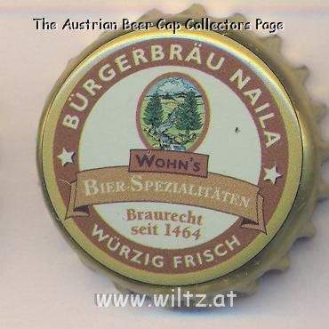 Beer cap Nr.16823: Bürgerbräu produced by Bürgerbräu A.Wohn/Naila