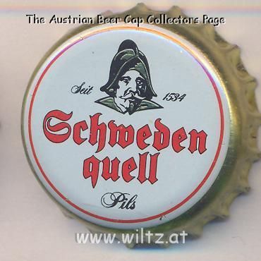 Beer cap Nr.16841: Schwedenquell Pils produced by Krostitzer Brauerei GmbH/Krostitz