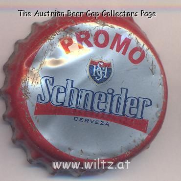 Beer cap Nr.16967: Cerveza Schneider produced by Cia. Industrial Cervecera S.A./Salta