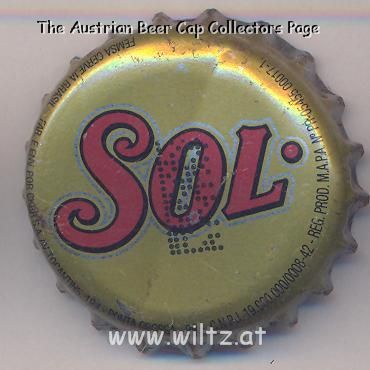 Beer cap Nr.16971: Sol produced by FEMSA Cerveja Brasil/Araquara
