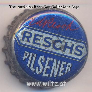 Beer cap Nr.17038: Reschs Pilsener produced by Carlton & United/Carlton