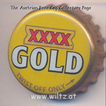 Beer cap Nr.17051: XXXX Gold produced by Castlemaine Perkins Ltd/Brisbane