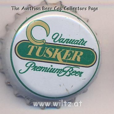 Beer cap Nr.17091: Tusker Premium Beer produced by National Breweries Limited/Port Vila